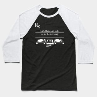 Music is the prescription (white) Baseball T-Shirt